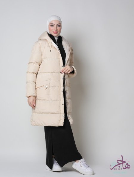 سترة نفخ مميزة  - بيج <br> <span class='text-color-warm'>نفدت الكمية</span>